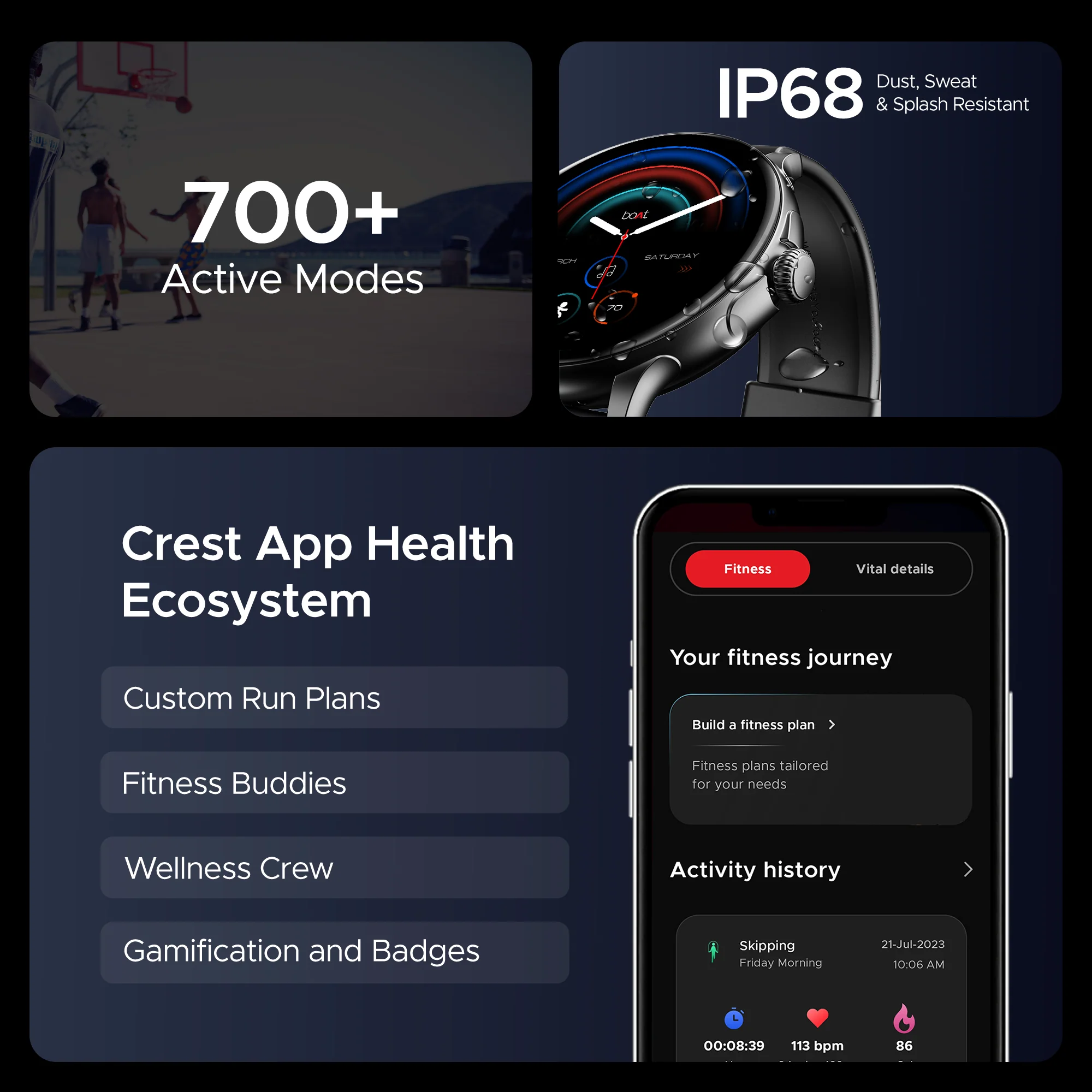 boAt Lunar Oasis | Smartwatch with 1.43" AMOLED Display, Turn-By-Turn Navigation, Dynamic User Interface, QR Tray - Image 36