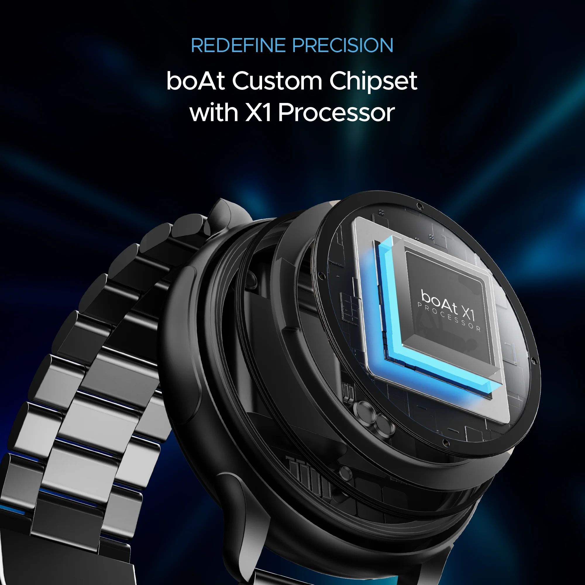boAt Lunar Oasis | Smartwatch with 1.43" AMOLED Display, Turn-By-Turn Navigation, Dynamic User Interface, QR Tray - Image 6