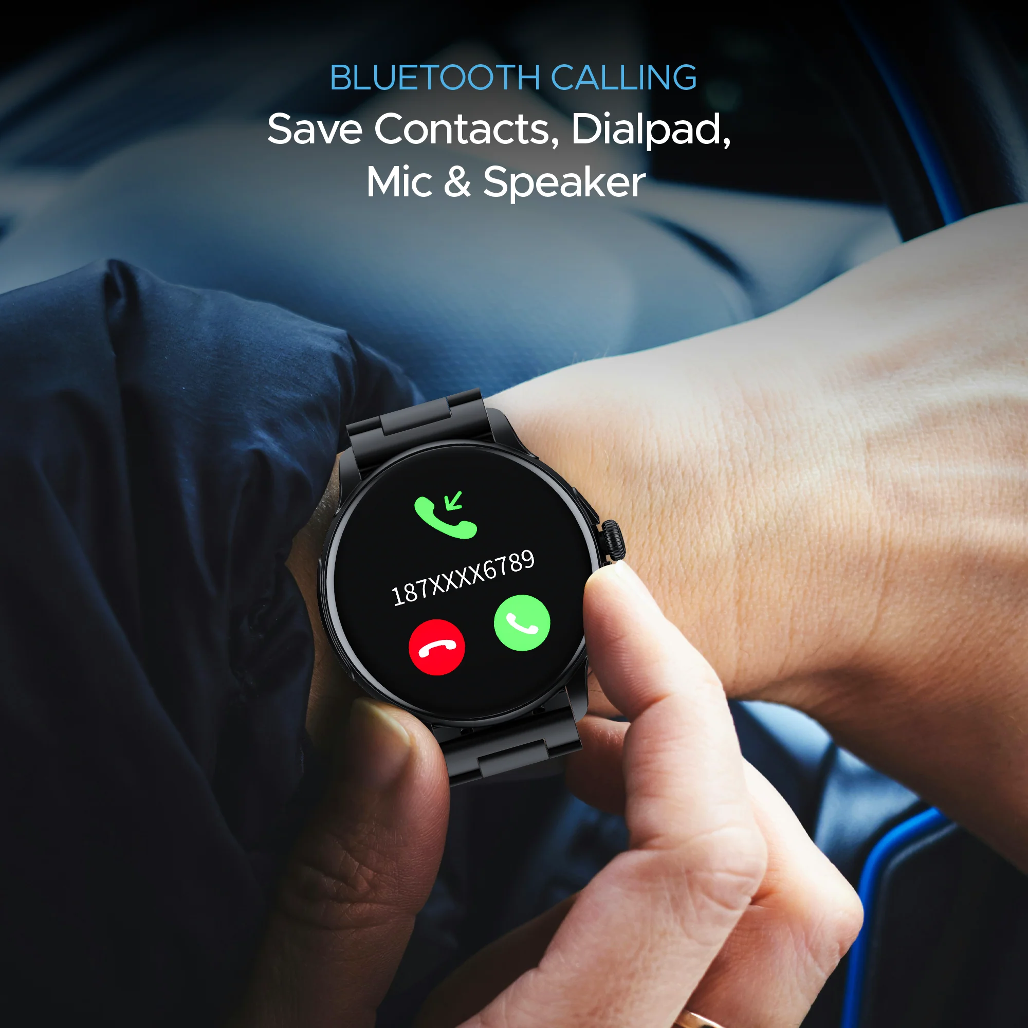 boAt Lunar Oasis | Smartwatch with 1.43" AMOLED Display, Turn-By-Turn Navigation, Dynamic User Interface, QR Tray - Image 8