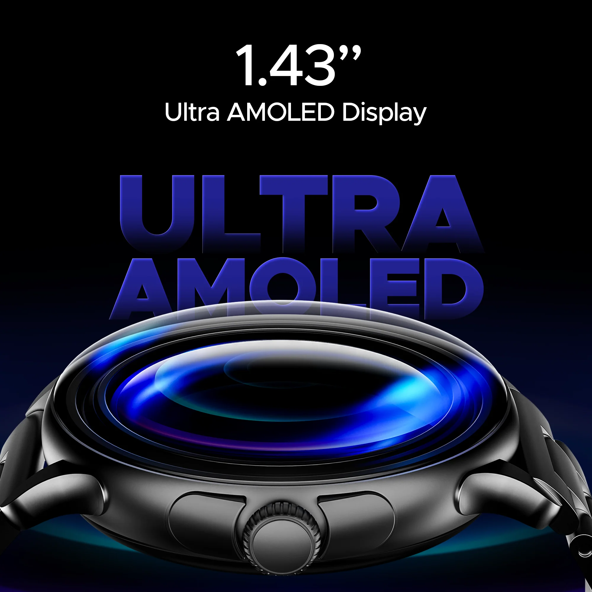 boAt Lunar Oasis | Smartwatch with 1.43" AMOLED Display, Turn-By-Turn Navigation, Dynamic User Interface, QR Tray - Image 9