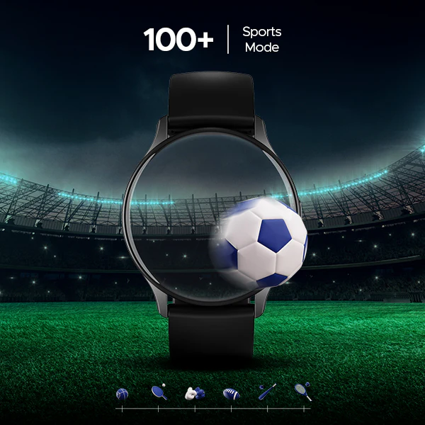 boAt Lunar Peak | Premium Smartwatch with Bluetooth Calling, 100+ Sports Modes, AI Voice Assistant, SpO2 measurement - Image 4