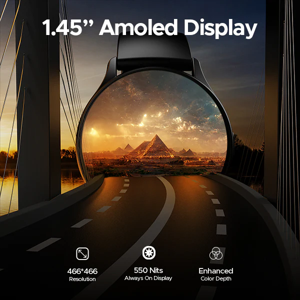 boAt Lunar Peak | Premium Smartwatch with Bluetooth Calling, 100+ Sports Modes, AI Voice Assistant, SpO2 measurement - Image 6