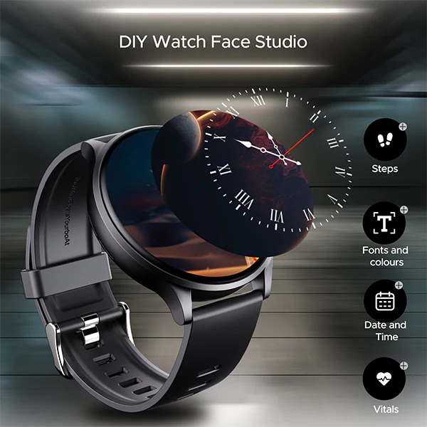 boAt Lunar Prime | Premium Round AMOLED 1.45" (3.68 cm) Display Smartwatch with Bluetooth Calling, Watch Face Studio, 700+ Active Modes - Image 12