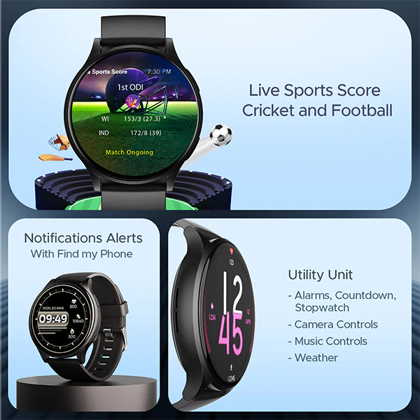boAt Lunar Prime | Premium Round AMOLED 1.45" (3.68 cm) Display Smartwatch with Bluetooth Calling, Watch Face Studio, 700+ Active Modes - Image 13