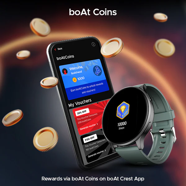 boAt Lunar Prime | Premium Round AMOLED 1.45" (3.68 cm) Display Smartwatch with Bluetooth Calling, Watch Face Studio, 700+ Active Modes - Image 21
