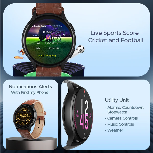 boAt Lunar Prime | Premium Round AMOLED 1.45" (3.68 cm) Display Smartwatch with Bluetooth Calling, Watch Face Studio, 700+ Active Modes - Image 27