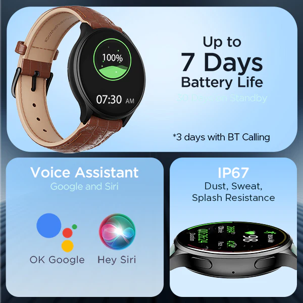 boAt Lunar Prime | Premium Round AMOLED 1.45" (3.68 cm) Display Smartwatch with Bluetooth Calling, Watch Face Studio, 700+ Active Modes - Image 28