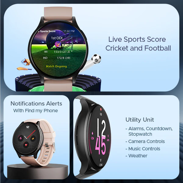 boAt Lunar Prime | Premium Round AMOLED 1.45" (3.68 cm) Display Smartwatch with Bluetooth Calling, Watch Face Studio, 700+ Active Modes - Image 35