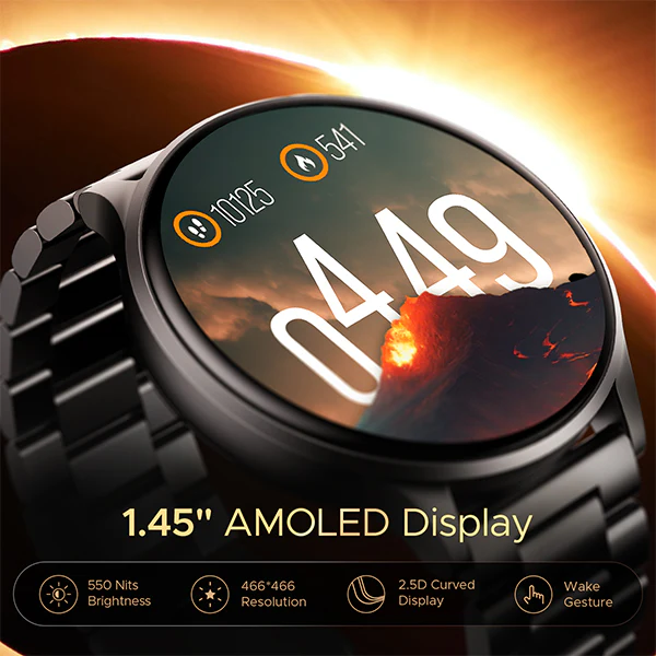 boAt Lunar Prime | Premium Round AMOLED 1.45" (3.68 cm) Display Smartwatch with Bluetooth Calling, Watch Face Studio, 700+ Active Modes - Image 7