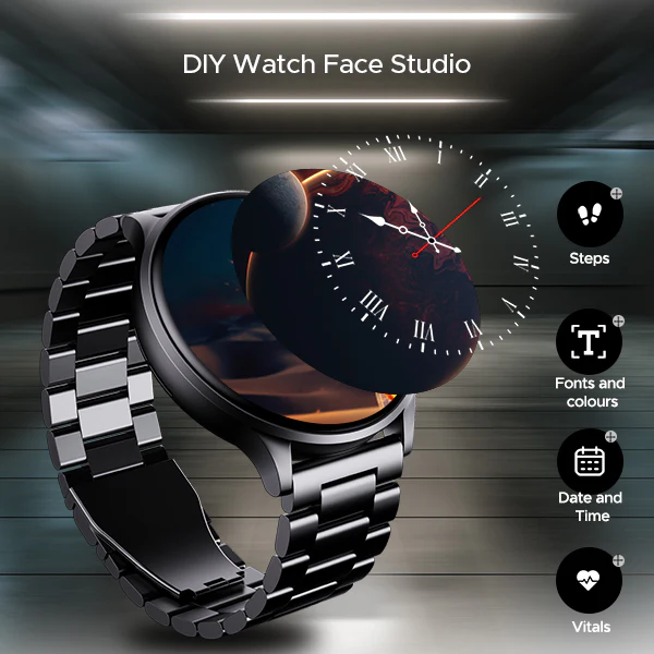 boAt Lunar Prime | Premium Round AMOLED 1.45" (3.68 cm) Display Smartwatch with Bluetooth Calling, Watch Face Studio, 700+ Active Modes - Image 8