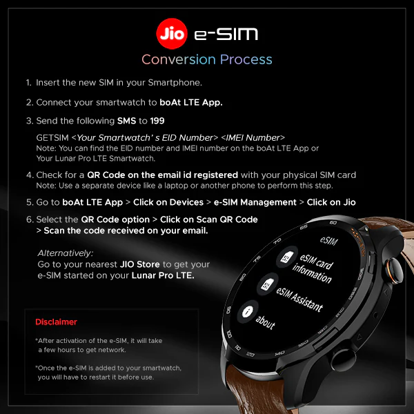 boAt Lunar Pro LTE | Premium Calling Smartwatch with e-SIM Support, Built-in GPS, AMOLED Display - Image 11