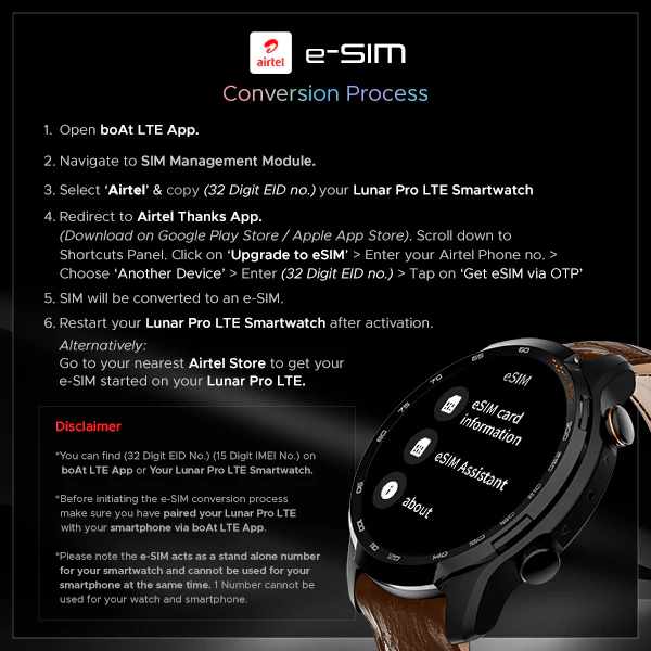 boAt Lunar Pro LTE | Premium Calling Smartwatch with e-SIM Support, Built-in GPS, AMOLED Display - Image 12