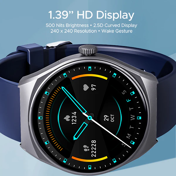 boAt Lunar Seek | Premium Smartwatch with Bluetooth Calling, Functional Crown, 100+ Sports Modes, IP67 rating - Image 11