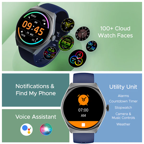 boAt Lunar Seek | Premium Smartwatch with Bluetooth Calling, Functional Crown, 100+ Sports Modes, IP67 rating - Image 14