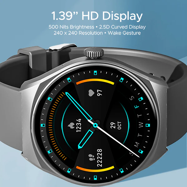 boAt Lunar Seek | Premium Smartwatch with Bluetooth Calling, Functional Crown, 100+ Sports Modes, IP67 rating - Image 16