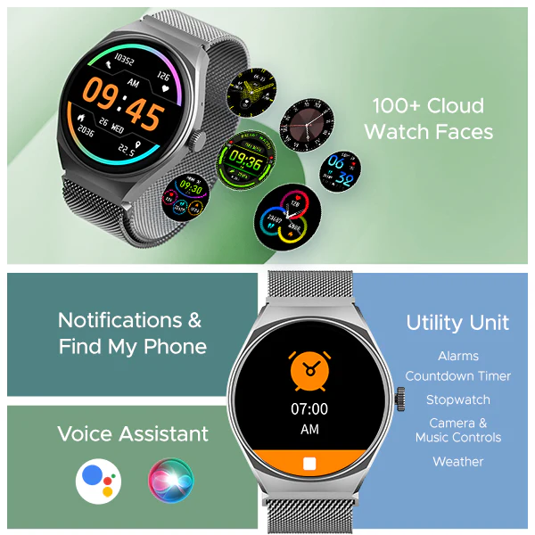 boAt Lunar Seek | Premium Smartwatch with Bluetooth Calling, Functional Crown, 100+ Sports Modes, IP67 rating - Image 30