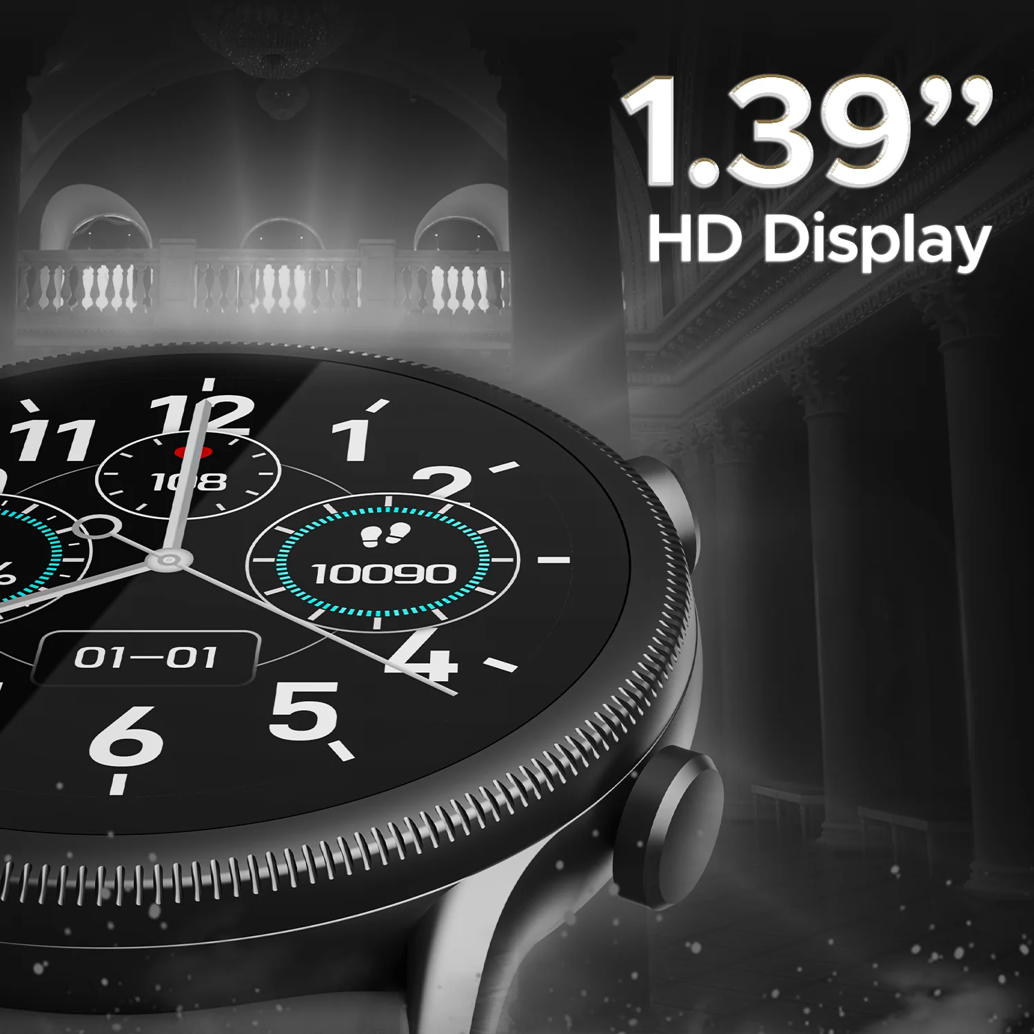 boAt Lunar Space Plus | Smartwatch with 1.39" (3.53cm) Round Display, BT Calling,  IP68 Dust, Sweat, & Splash Resistance - Image 14