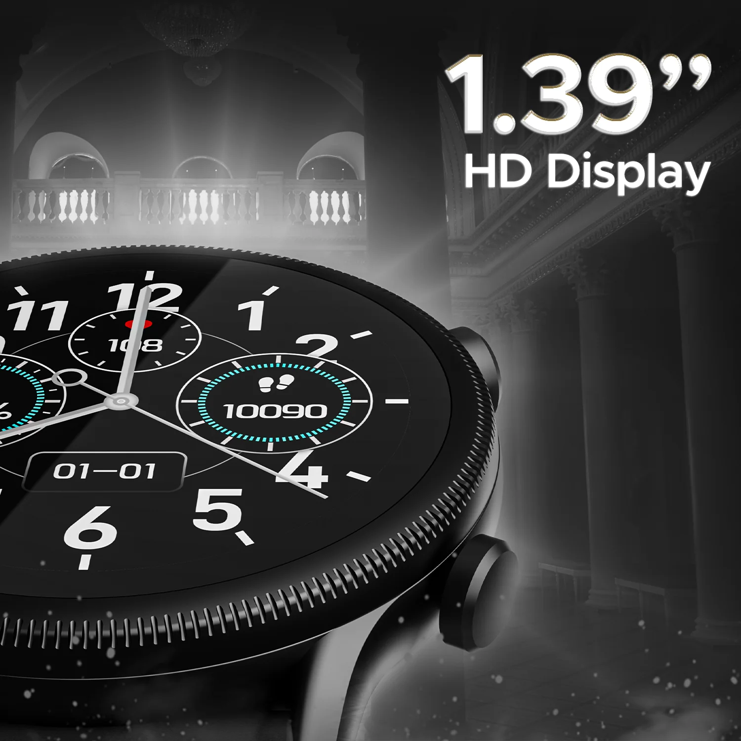 boAt Lunar Space Plus | Smartwatch with 1.39" (3.53cm) Round Display, BT Calling,  IP68 Dust, Sweat, & Splash Resistance - Image 19
