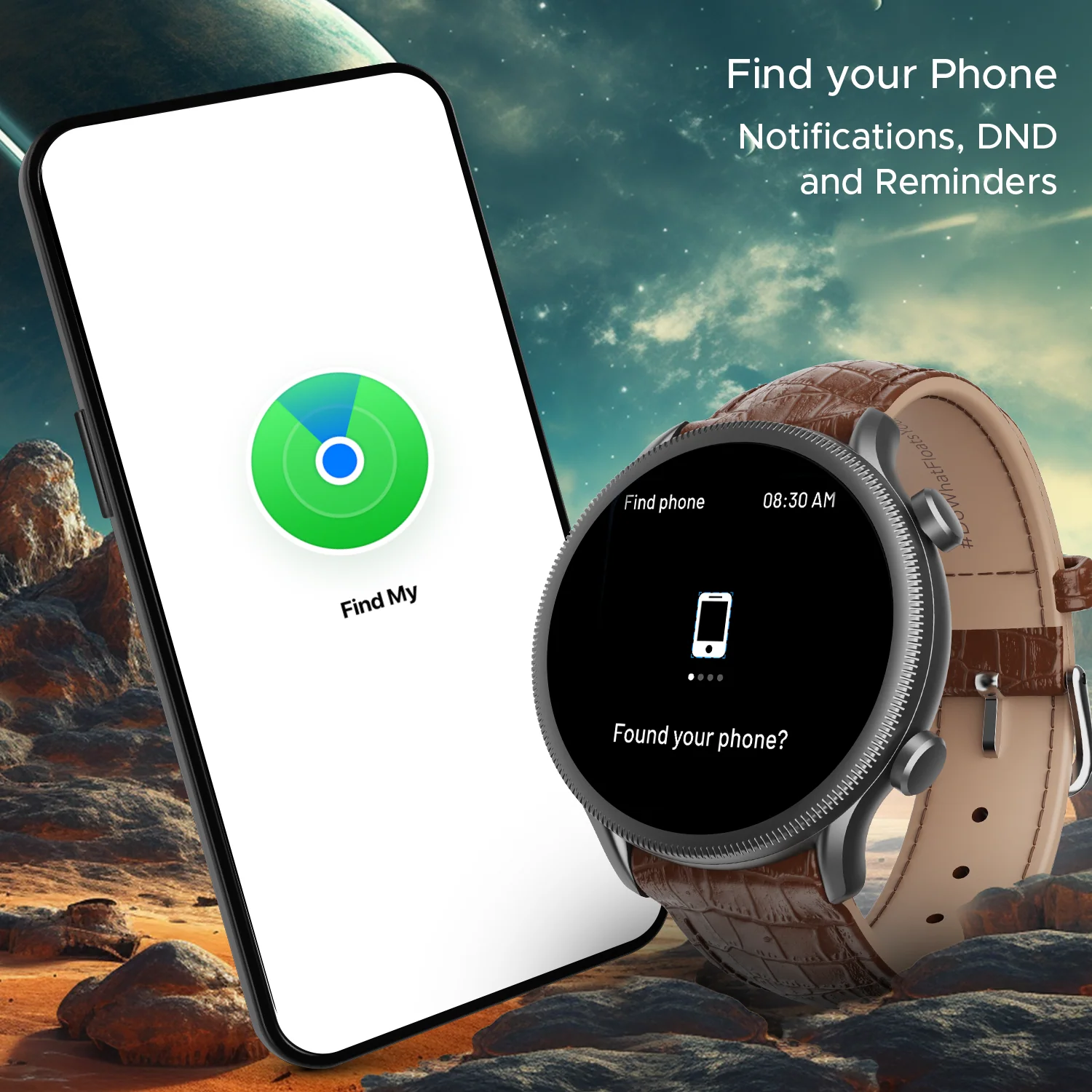 boAt Lunar Space Plus | Smartwatch with 1.39" (3.53cm) Round Display, BT Calling,  IP68 Dust, Sweat, & Splash Resistance - Image 5