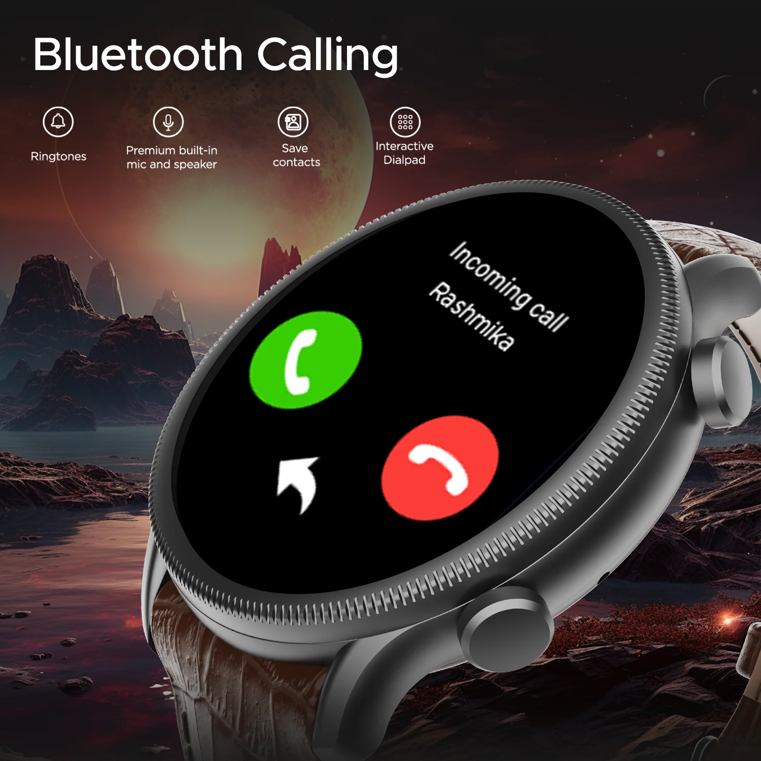 boAt Lunar Space Plus | Smartwatch with 1.39" (3.53cm) Round Display, BT Calling,  IP68 Dust, Sweat, & Splash Resistance - Image 9