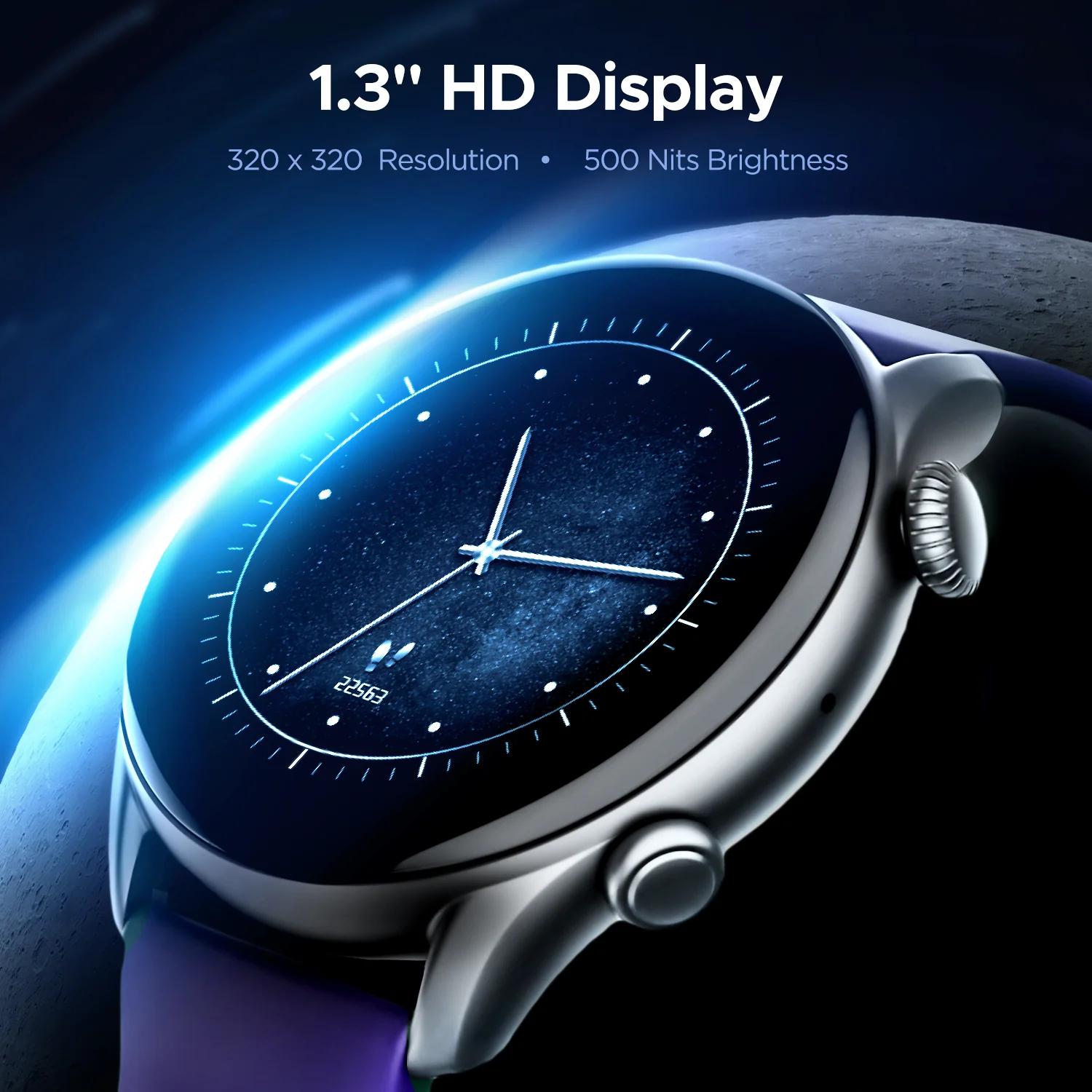 boAt Lunar Space | Smartwatch with 1.3" (3.3 cm) Round HD Display, BT Calling, 100+ Fitness Modes, Heart Rate, SpO2 Monitoring - Image 12