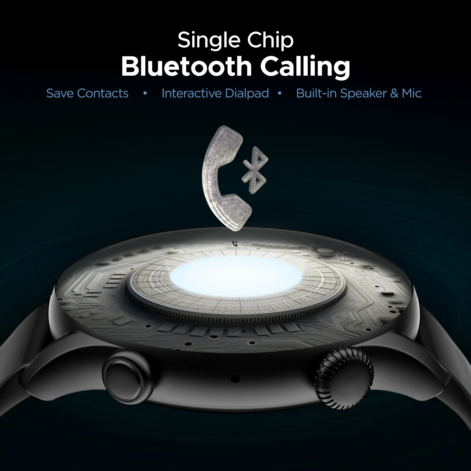 boAt Lunar Space | Smartwatch with 1.3" (3.3 cm) Round HD Display, BT Calling, 100+ Fitness Modes, Heart Rate, SpO2 Monitoring - Image 7