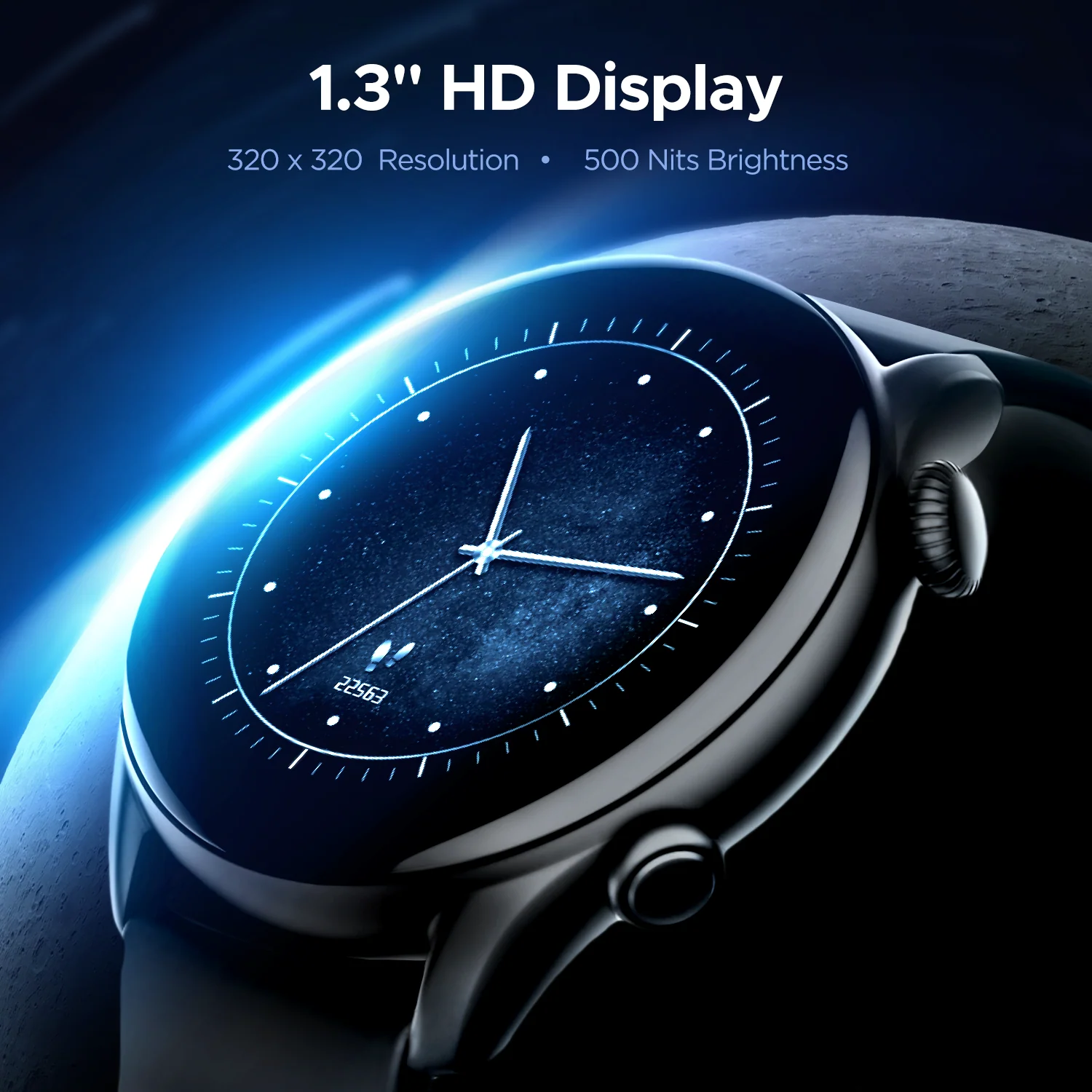 boAt Lunar Space | Smartwatch with 1.3" (3.3 cm) Round HD Display, BT Calling, 100+ Fitness Modes, Heart Rate, SpO2 Monitoring - Image 8