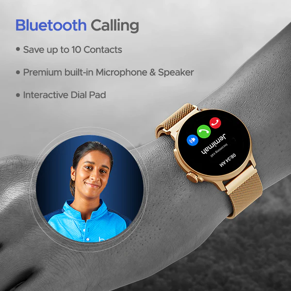 boAt Lunar Tigon | Smartwatch with 1.45" Round AMOLED Display, BT Calling, 100+ Sports Modes, Functional Crown - Image 19