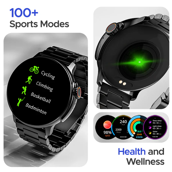 boAt Lunar Tigon | Smartwatch with 1.45" Round AMOLED Display, BT Calling, 100+ Sports Modes, Functional Crown - Image 22