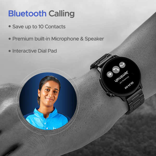 boAt Lunar Tigon | Smartwatch with 1.45" Round AMOLED Display, BT Calling, 100+ Sports Modes, Functional Crown - Image 25