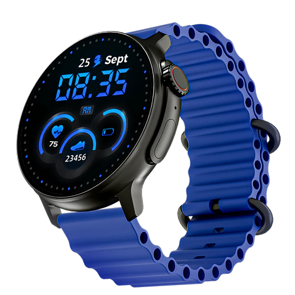 boAt Lunar Tigon | Smartwatch with 1.45" Round AMOLED Display, BT Calling, 100+ Sports Modes, Functional Crown - Image 4