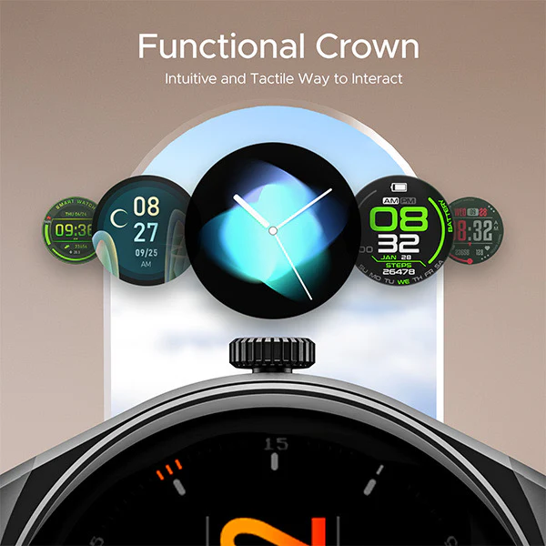 boAt Lunar Velocity | Premium Smartwatch with Bluetooth Calling, Functional Crown, 100+ Sports Modes, IP67 rating - Image 13