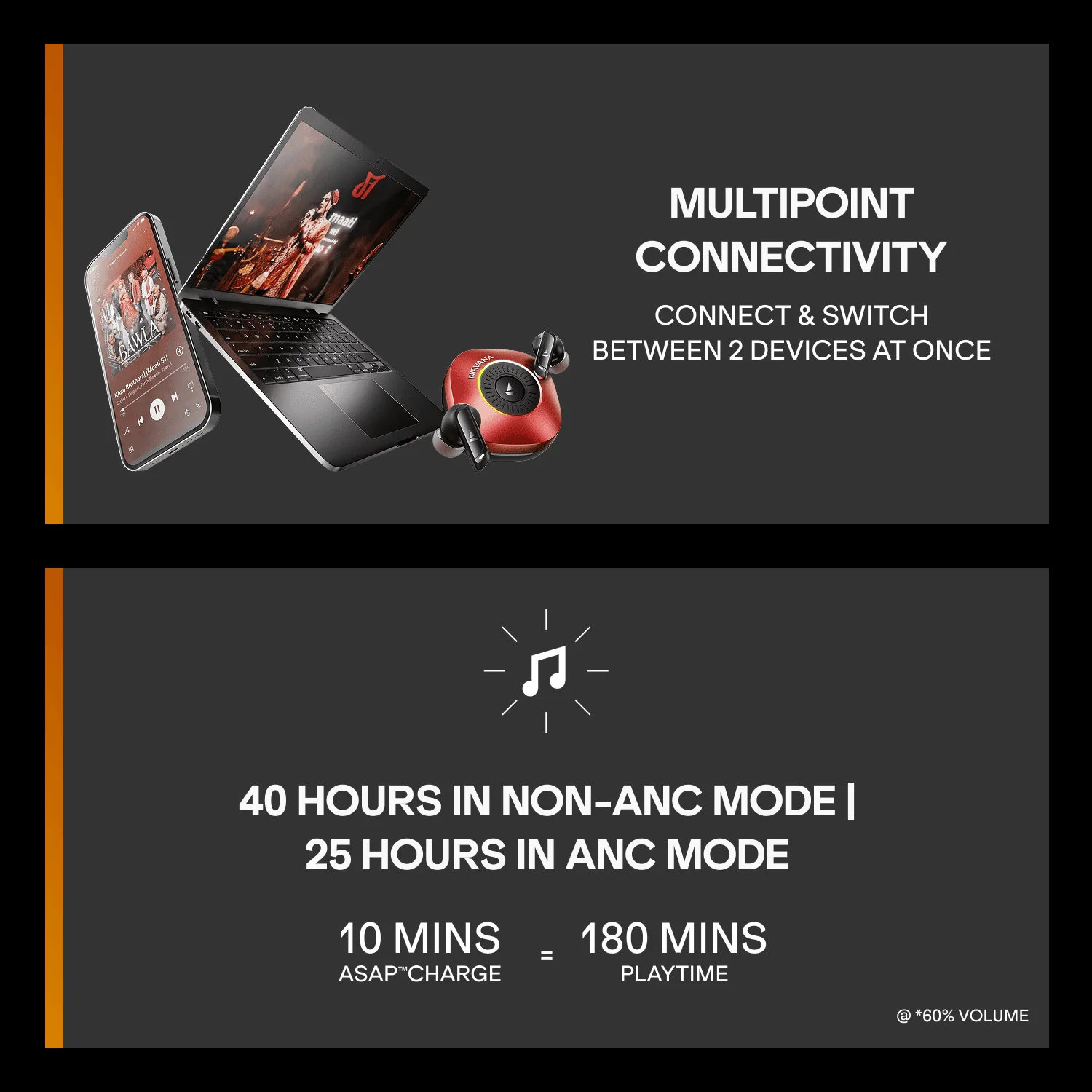 boAt Nirvana Crown | Smart TWS Earbuds with Haptic Enabled Case, 50dB Hybrid ANC & Spatial Audio - Image 21