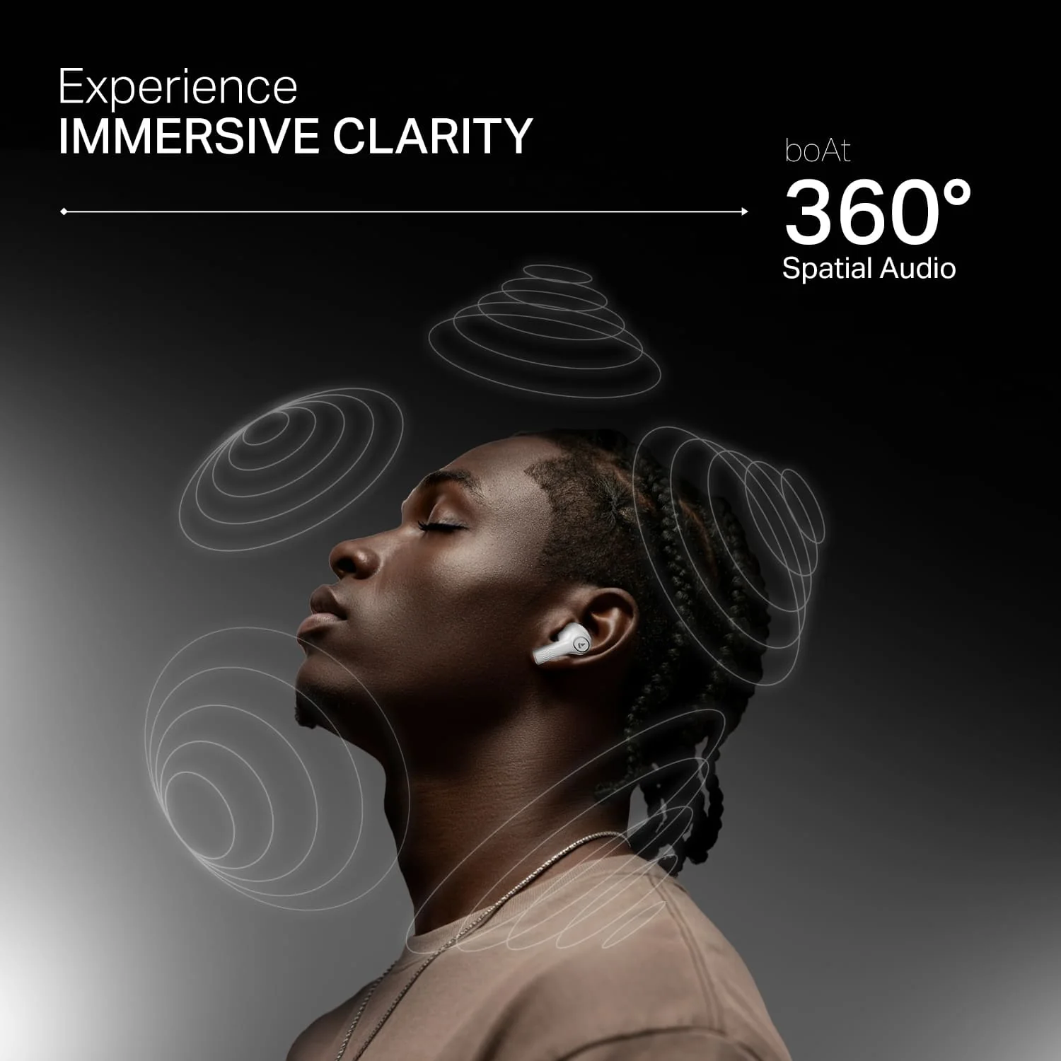 boAt Nirvana Crystl | Wireless Earbuds with 100 Hours Playback, Upto 32dB ANC, BEAST™ Mode, Adaptive EQ by Mimi - Image 29