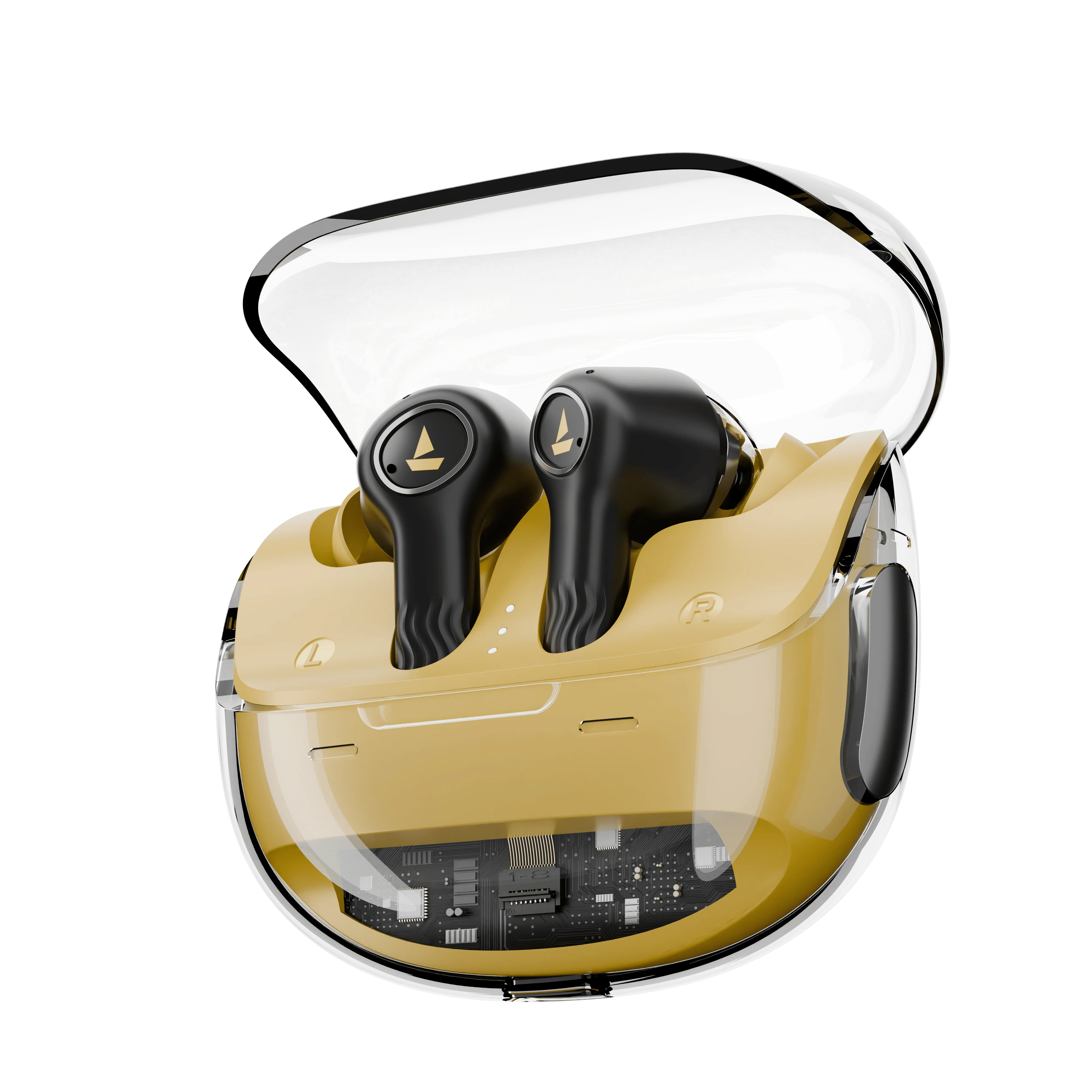 boAt Nirvana Crystl | Wireless Earbuds with 100 Hours Playback, Upto 32dB ANC, BEAST™ Mode, Adaptive EQ by Mimi - Image 3