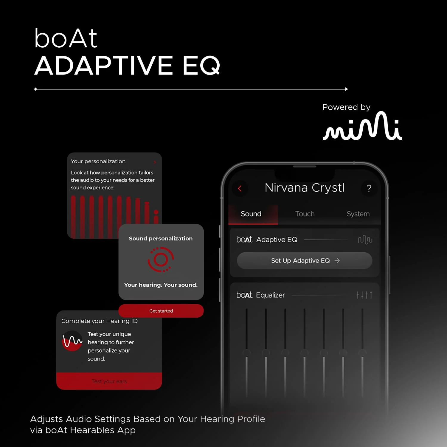 boAt Nirvana Crystl | Wireless Earbuds with 100 Hours Playback, Upto 32dB ANC, BEAST™ Mode, Adaptive EQ by Mimi - Image 33