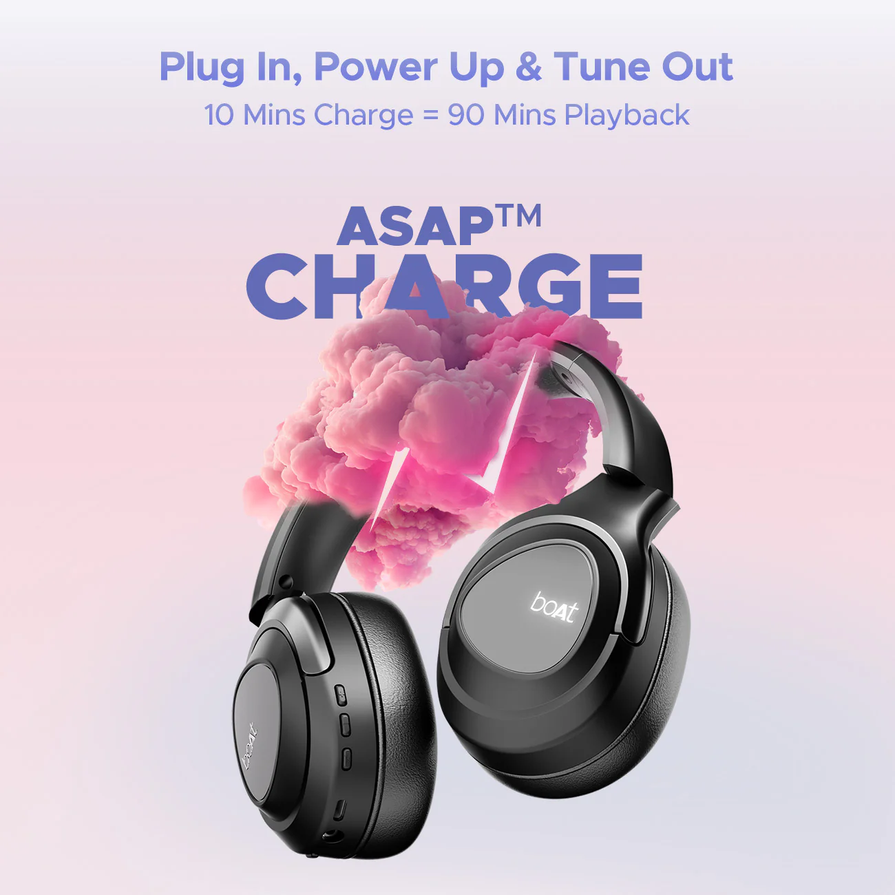 boAt Nirvana Eutopia | Wireless Headphone with 20H Playback, Dual Mics with ENx™ Tech, ASAP™ Charge - Image 5