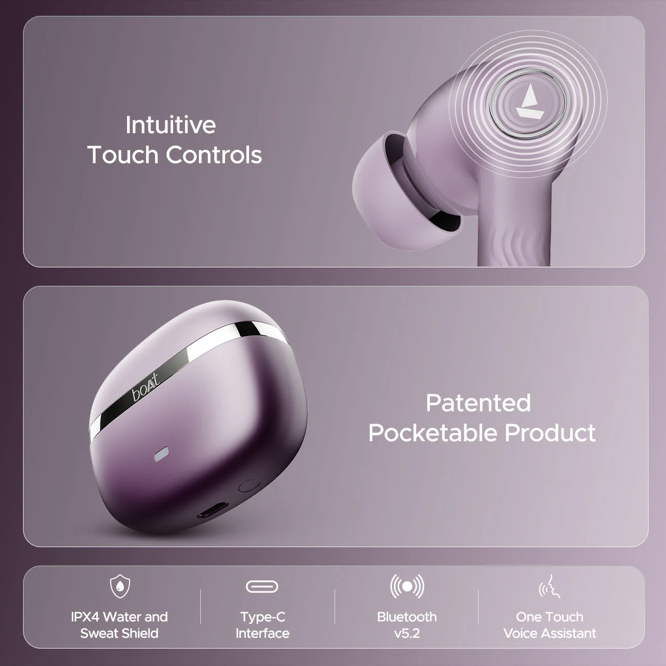 boAt Nirvana Ion ANC | Wireless Earbuds with Active Noise Cancellation, ENx™ Technology, 120 Hours Playback, BEAST™ Mode - Image 45