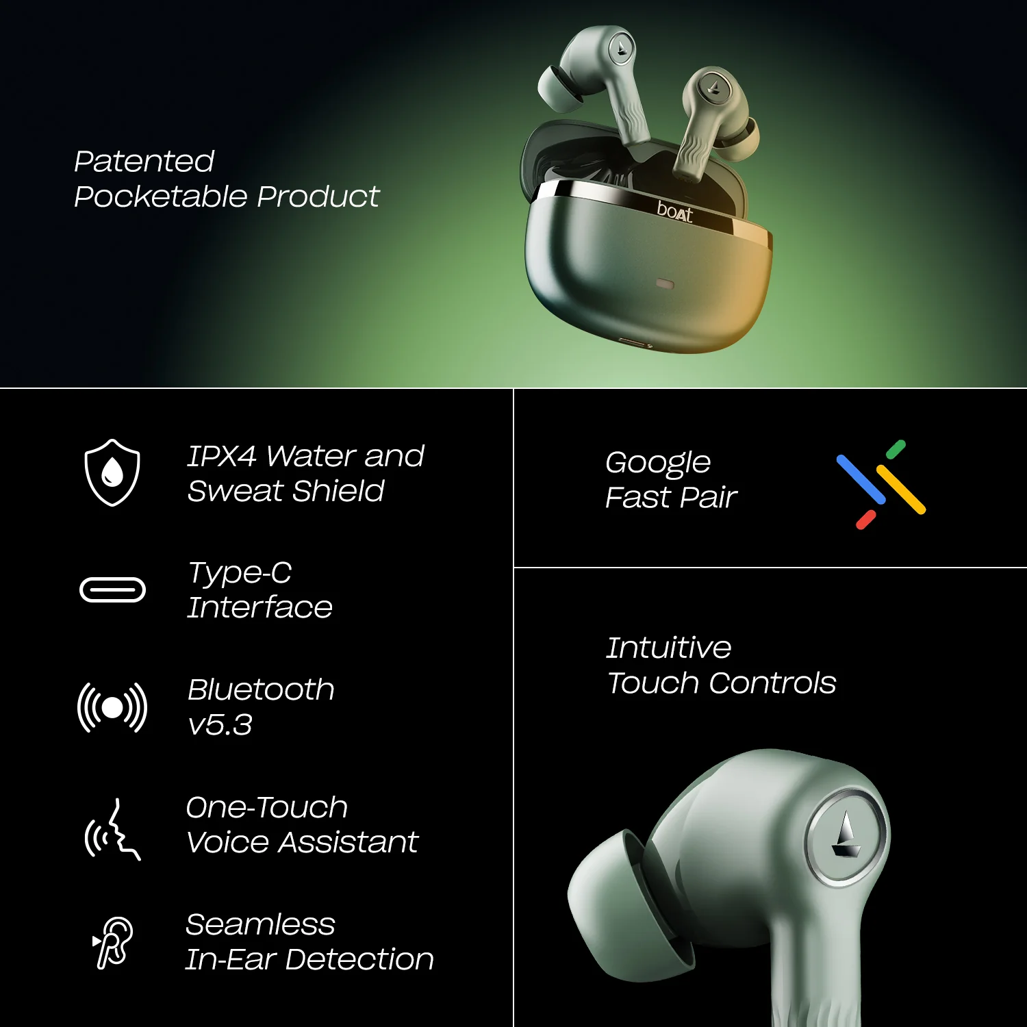 boAt Nirvana Ion ANC Pro | Wireless Earbuds with 32dB ANC, 120 Hours Playback, Dual EQ Modes, LDAC technology, BEAST™ Mode - Image 21