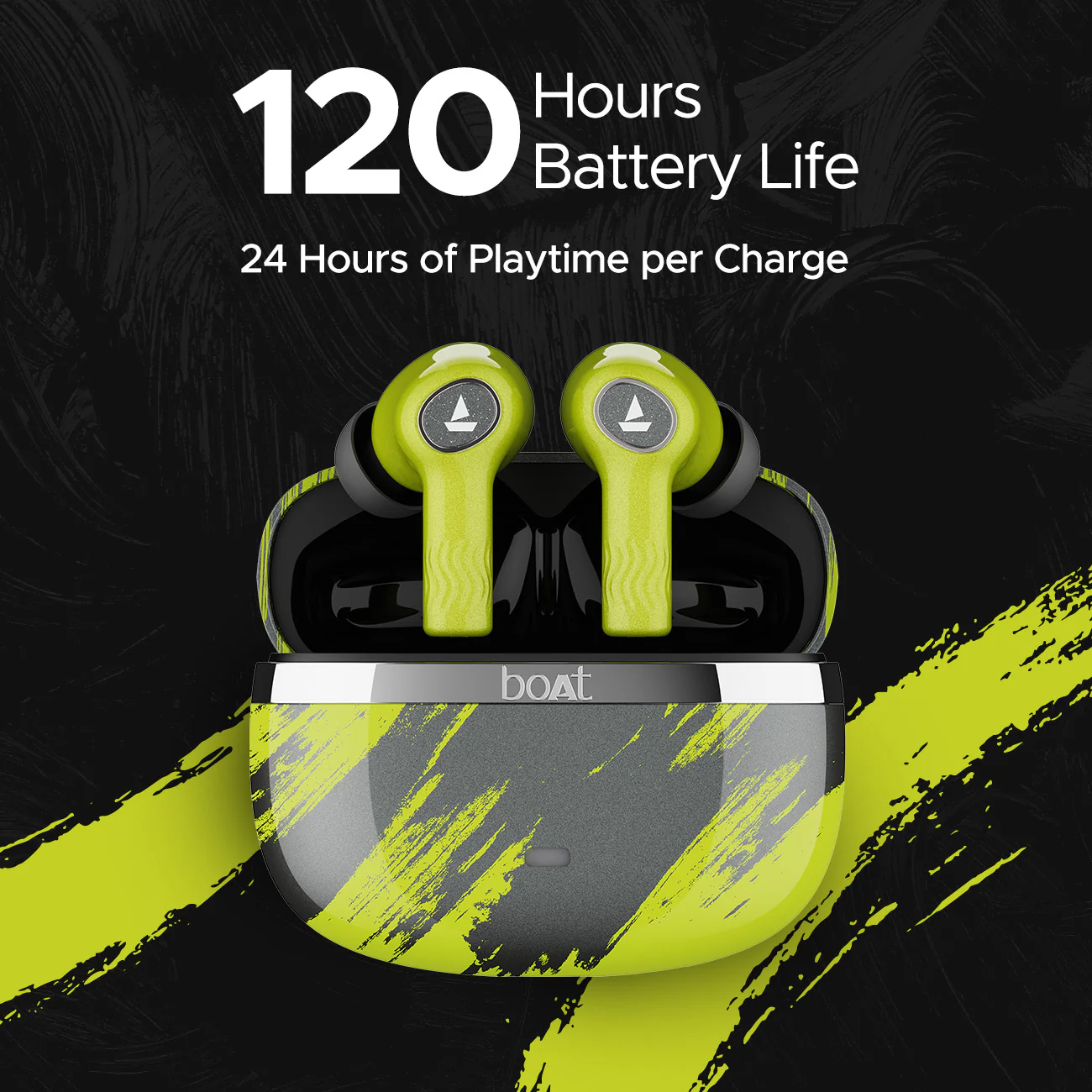 boAt Nirvana ION ANC Limited Edition | Bluetooth Earbuds with Active Noise Cancellation, ENx™ Technology, 120 Hours Playback, BEAST™ Mode - Image 3