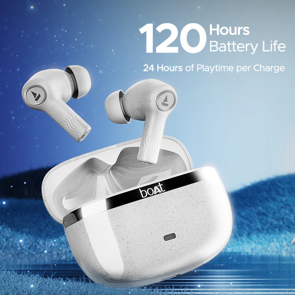 boAt Nirvana Iris | Wireless Earbuds with 32dB ANC, 120 Hours Playback, Multipoint Connectivity, BEAST™ Mode - Image 11