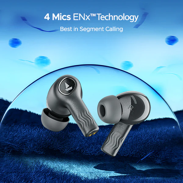 boAt Nirvana Iris | Wireless Earbuds with 32dB ANC, 120 Hours Playback, Multipoint Connectivity, BEAST™ Mode - Image 3