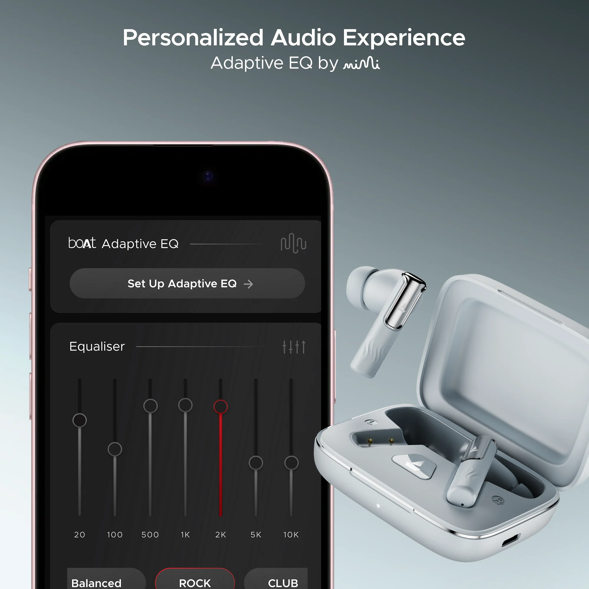 boAt Nirvana Ivy | Wireless Earbuds, 50 Hours Playback, 50dB ANC, 360 Spatial Audio with Head Tracking, App Support, Adaptive EQ powered by Mimi, Google fast pair, ASAP Charge,  boAt Signature Sound - Image 12