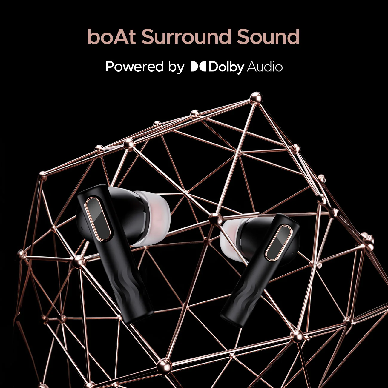 boAt Nirvana Nebula | Wireless Earbuds with ANC up to 35dB, Dolby Audio, boAt Signature Sound, BEAST™ Mode - Image 11