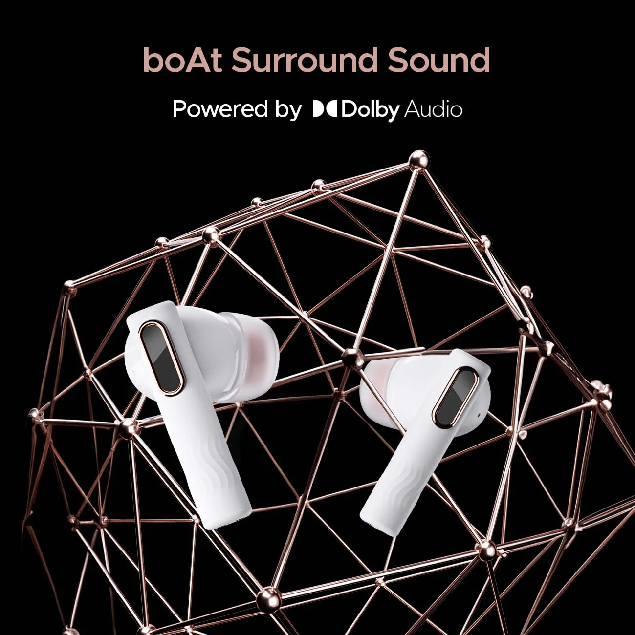 boAt Nirvana Nebula | Wireless Earbuds with ANC up to 35dB, Dolby Audio, boAt Signature Sound, BEAST™ Mode - Image 3