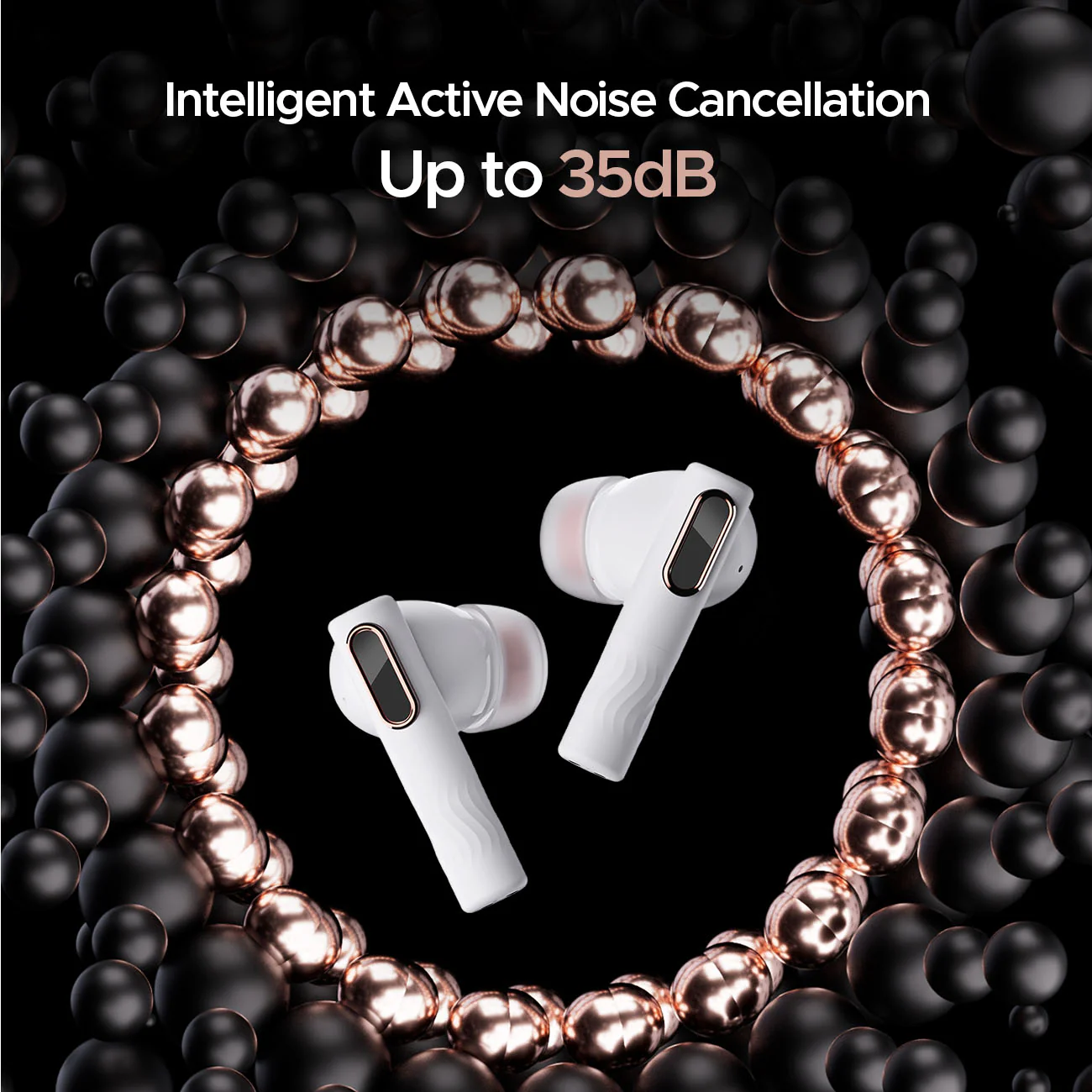 boAt Nirvana Nebula | Wireless Earbuds with ANC up to 35dB, Dolby Audio, boAt Signature Sound, BEAST™ Mode - Image 7