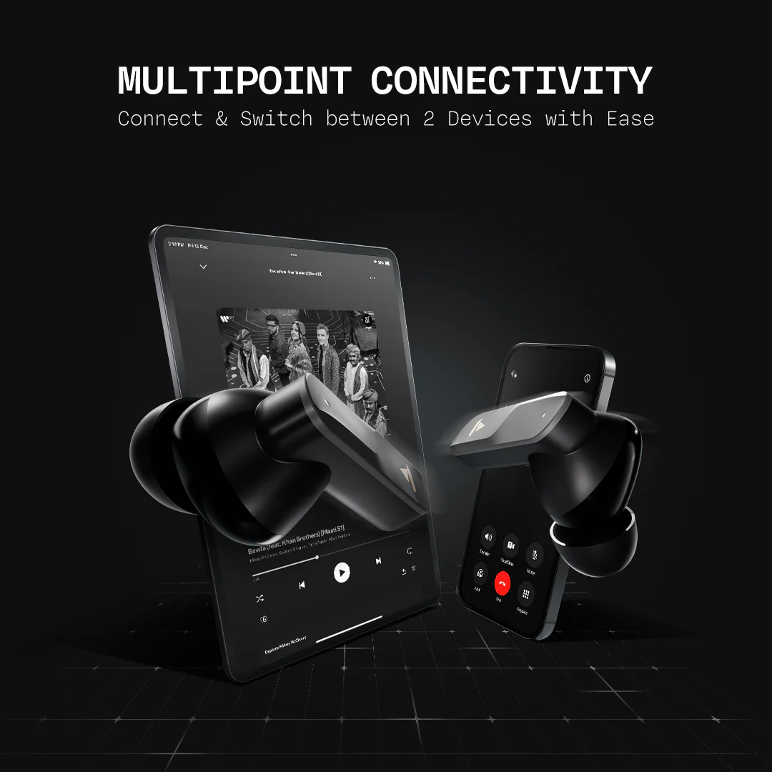 boAt Nirvana X TWS | Wireless Earbuds with Knowles dual drivers, Hi-Res Audio LDAC, 40 Hours Playback, boAt Hi-Fi Sound, ENx™ Technology, Dual Pairing - Image 16