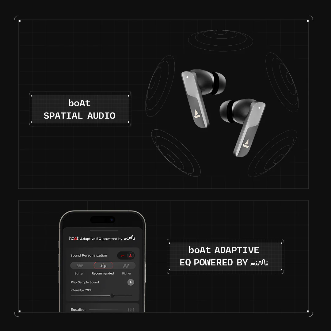 boAt Nirvana X TWS | Wireless Earbuds with Knowles dual drivers, Hi-Res Audio LDAC, 40 Hours Playback, boAt Hi-Fi Sound, ENx™ Technology, Dual Pairing - Image 18