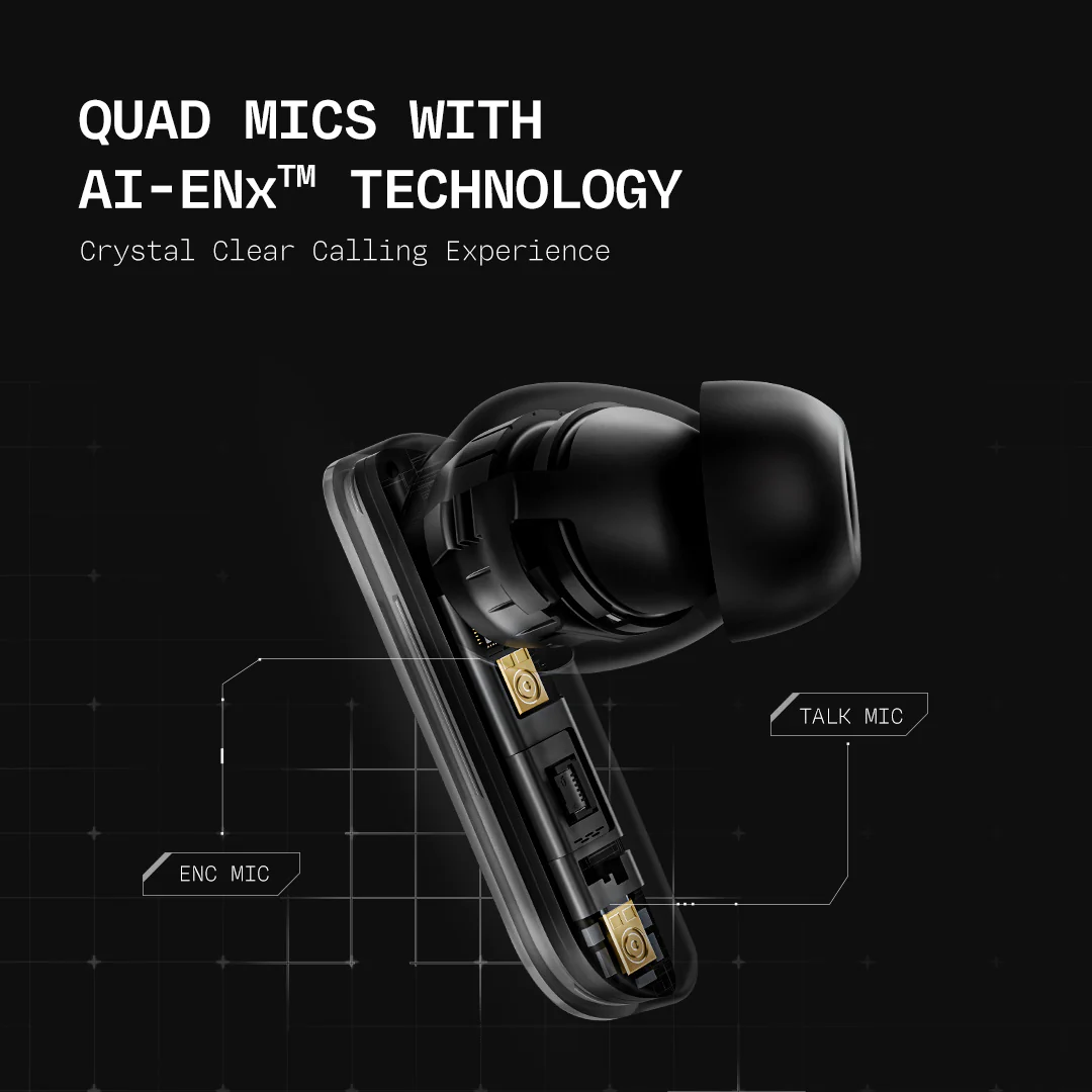 boAt Nirvana X TWS | Wireless Earbuds with Knowles dual drivers, Hi-Res Audio LDAC, 40 Hours Playback, boAt Hi-Fi Sound, ENx™ Technology, Dual Pairing - Image 19