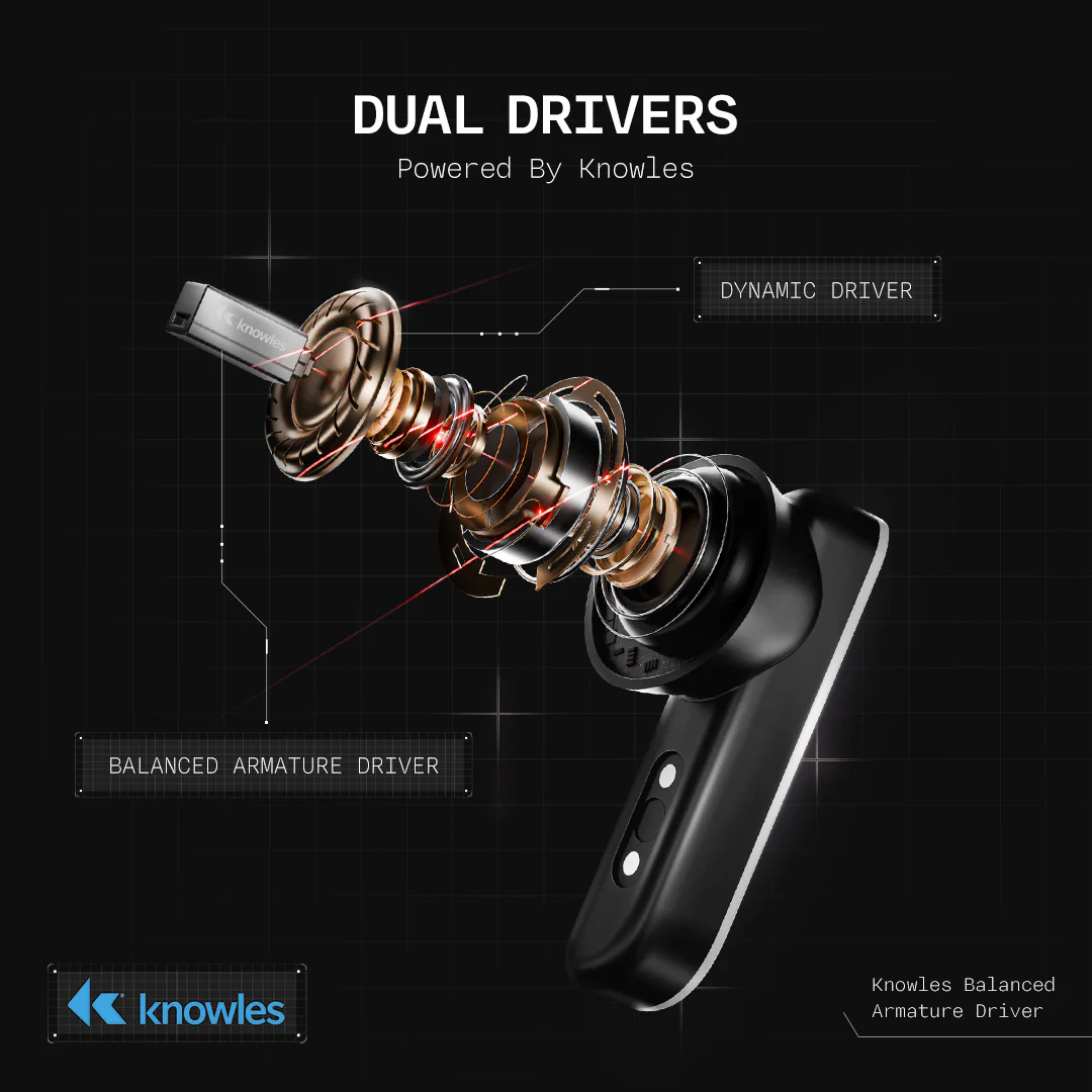 boAt Nirvana X TWS | Wireless Earbuds with Knowles dual drivers, Hi-Res Audio LDAC, 40 Hours Playback, boAt Hi-Fi Sound, ENx™ Technology, Dual Pairing - Image 22